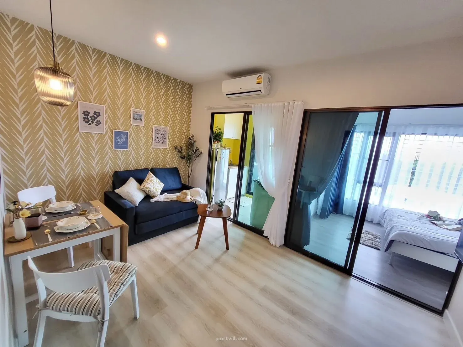 Апартамент 2-стаен 1+1 в Чанг Клан (Chang Khlan) Тайланд площ 31.7 м² етаж: 7 в Tree Boutique Resort Чанг Клан (Chang Khlan) - снимка 1