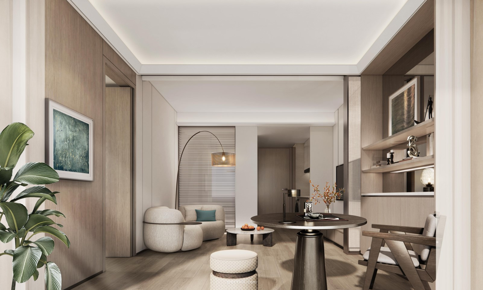 Apartemen 2 kamar untuk dijual 1+1 di Ko Samui Thailand luas 28.5m²  Ko Samui - foto 8