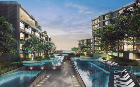 Квартира 2-комнатная 1+1 у моря в Хуахине (Hua Hin) Таиланд площадь 42м² 3 этаж в Veranda Residence Хуахин (Hua Hin)
