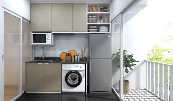 Apartemen 3-kamar untuk dijual 2+1 di San Sai Thailand luas 61.5m² 2 lantai di The Kanava Condo Chiangmai San Sai