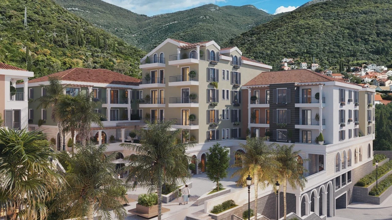Apartment 2-room for sale by the sea in the city of Tivat Montenegro area 52m² 1 floor in Galop Tivat (city) - photo 1