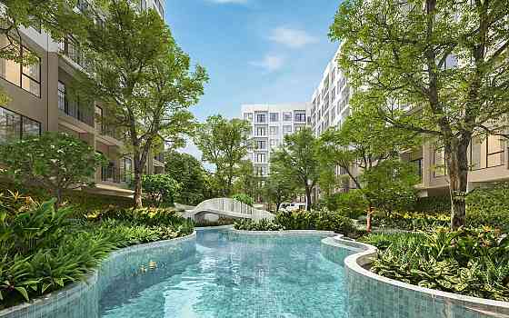 Apartemen 1-kamar untuk dijual 1+0 studio di San Sai Thailand luas 29m² 5 lantai di Arise Hill San Sai