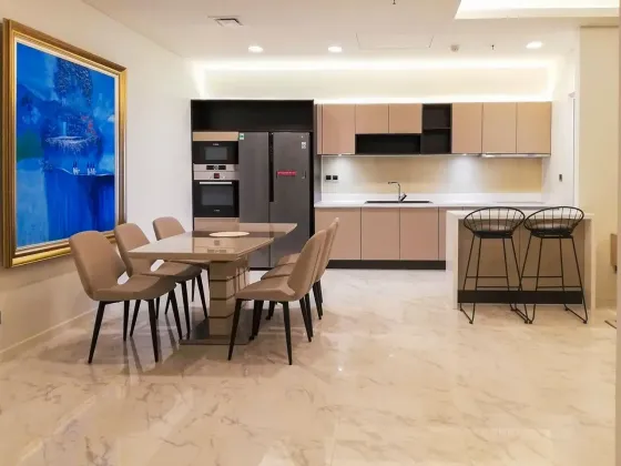 Apartment 4-room for sale 3+1 by the river in An Loi Dong (District 2) Vietnam area 131.7m² in Sarimi Sala An Loi Dong (District 2)