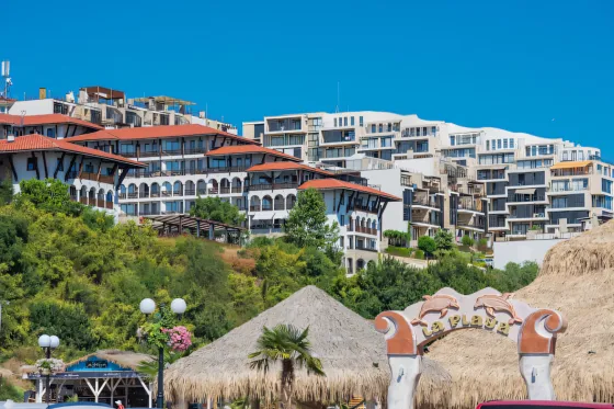 Apartment 2-room for sale 1+1 by the sea in Nesebar (Sveti Vlas) Bulgaria area 138m² 5 floor in Manastira 2 Nesebar