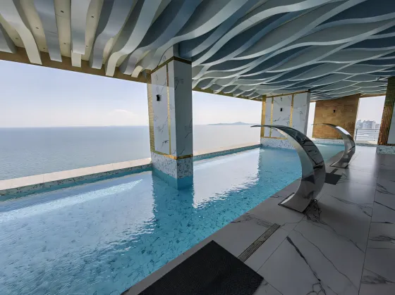 Apartment 2-room for sale 1+1 by the sea in Jomtien Thailand area 34m² in Copacabana Coral Reef Jomtien Jomtien