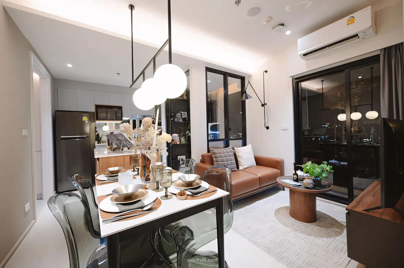 Apartment 1-room for sale in Downtown Bangkok Thailand area 22.2m² 25 floor in Nue Riverest Ratburana Downtown Bangkok - foto 7
