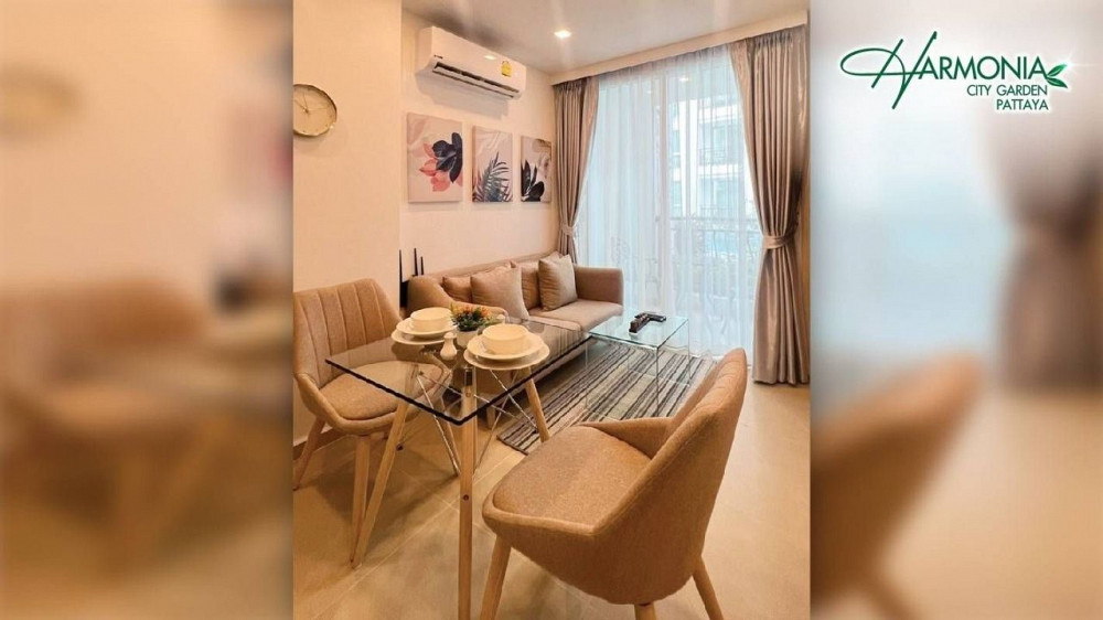 شقة  1 غرف  استوديو 1+0  في باتايا (Pattaya)  تايلاند  20 متر مربع  الطابق 5  - Harmonia City Garden باتايا (Pattaya) - صورة 9