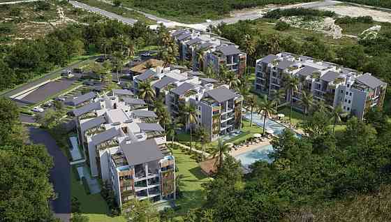 Apartment 3-room 2+1 by the sea in Punta Cana (Bavaro) Dominican Republic area 76m² 2 floor in RC RS Punta Cana