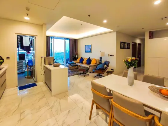 Apartment 4-room for sale 3+1 by the river in An Loi Dong (District 2) Vietnam area 112.5m² in Sarimi Sala An Loi Dong (District 2)