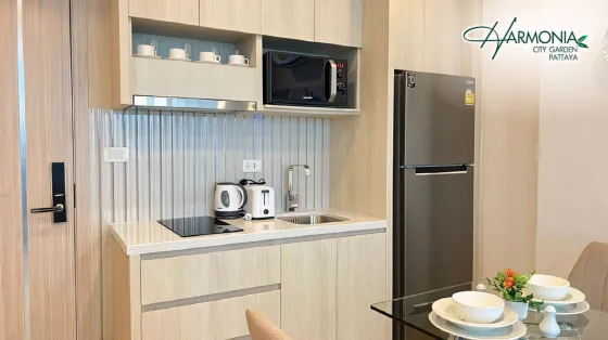 Apartment 1-room for sale 1+0 studio in Pattaya Thailand area 20m² 5 floor in Harmonia City Garden Pattaya