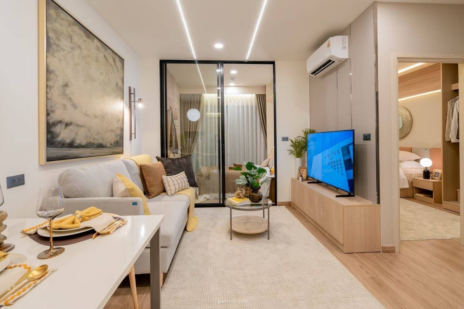 Apartment 2-room for sale 1+1 in San Sai Thailand area 38.2m² 6 floor in Arise Hill San Sai - photo 2