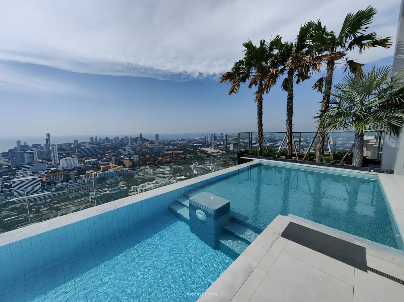 Апартамент 2-стаен 1+1 на море в Джомтиен (Jomtien) Тайланд площ 34 м²  в Copacabana Coral Reef Jomtien Джомтиен (Jomtien) - снимка 3