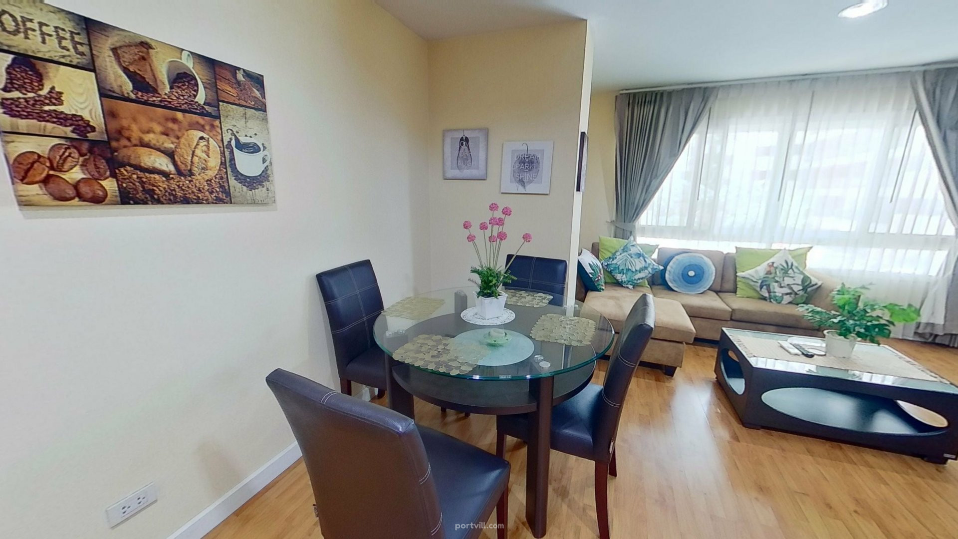 Apartemen 1 kamar untuk dijual studio 1+0 di Downtown Chiang Mai Thailand luas 77m² lantai 2 Downtown Chiang Mai - foto 3