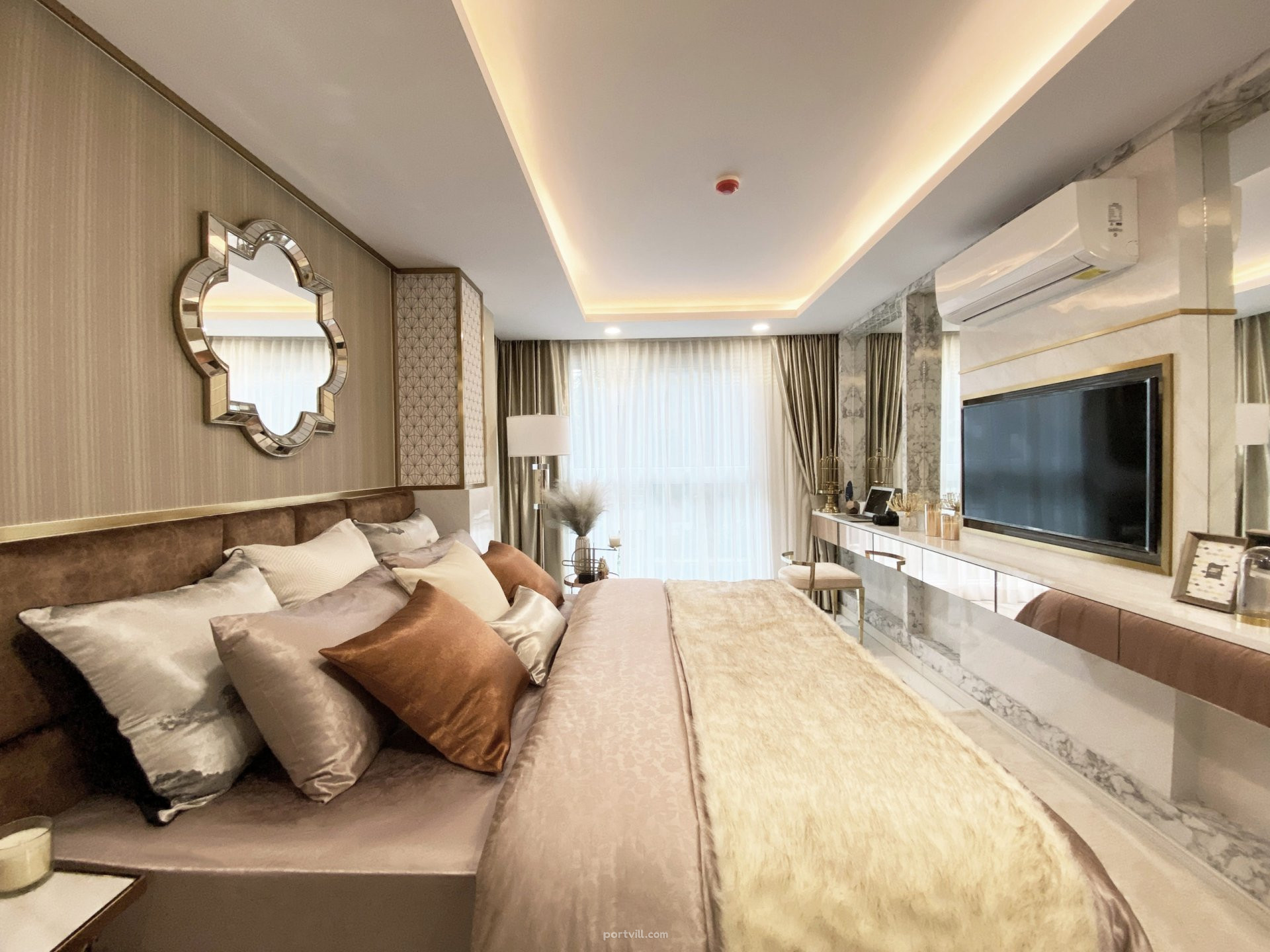آپارتمان  3 خوابه  2+1  در کنار دریا  در جومتین (Jomtien)  تایلند  61 متر  - Dusit Grand Park 2 جومتین (Jomtien) - عکس 3