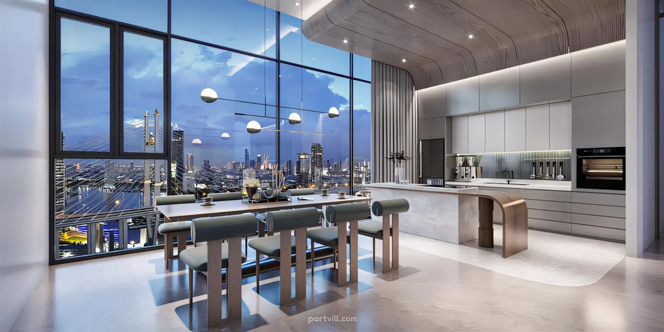 Apartment 1-room for sale in Downtown Bangkok Thailand area 22.2m² 25 floor in Nue Riverest Ratburana Downtown Bangkok - foto 4