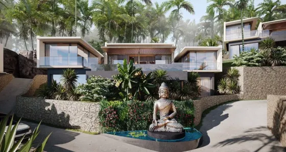 Vila di Downtown Surat Thani Thailand luas 361m² 2 lantai Downtown Surat Thani