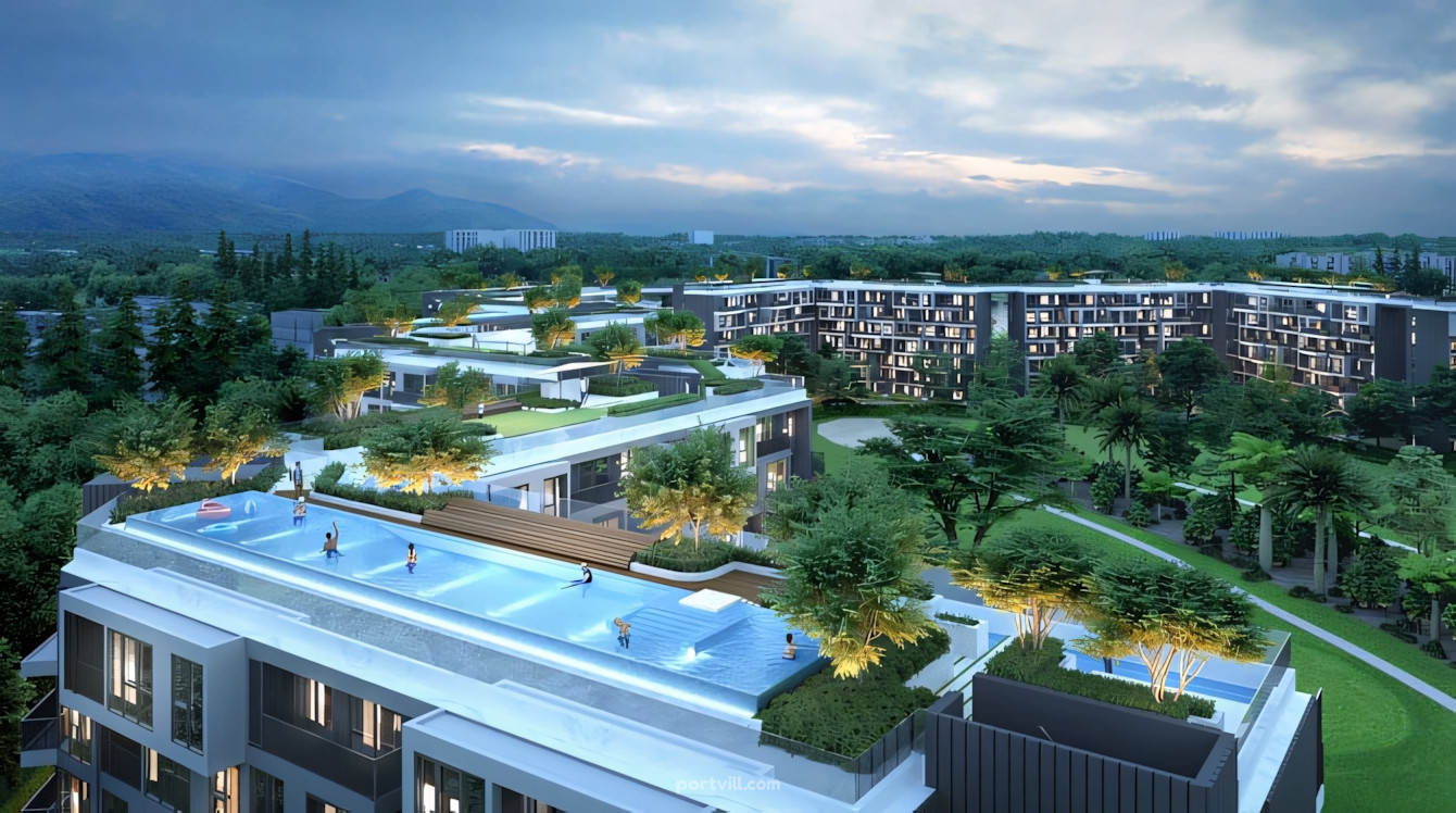 Appartement 1 pièces studio 1+0 à Choeng Thale Thaïlande 29m² étage:2 à Sky Park Choeng Thale - photo 14