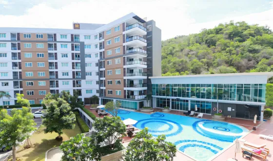 Apartment 4-room for sale 3+1 in Hua Hin Thailand area 93.02m² 3 floor in 88 Condo Huahin Hua Hin