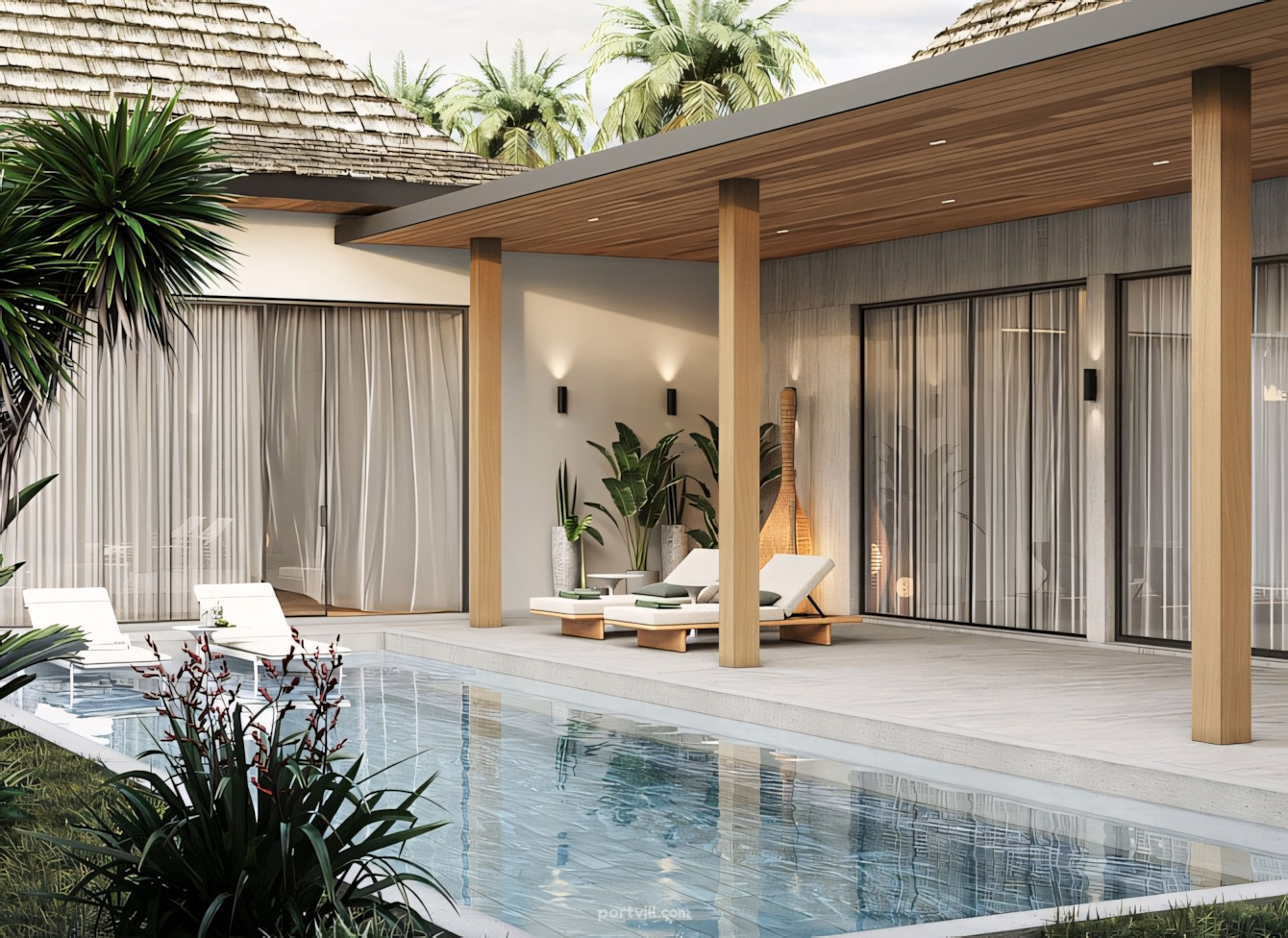 Villa Choeng Thale'de Tayland 404m² alan 1 katlı Choeng Thale - fotoğraf 1