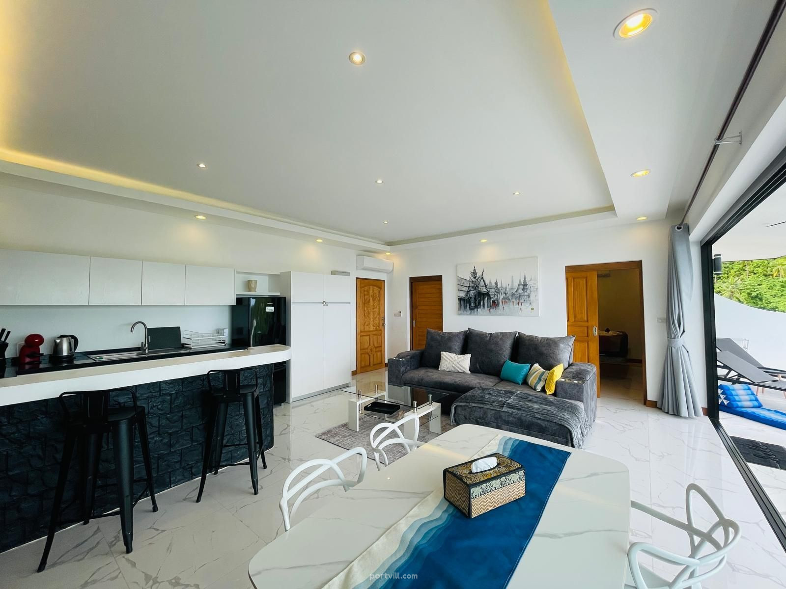 Apartamento 3-quartos para venda 2+1 junto ao mar em Ko Samui Tailândia área 120m²  Ko Samui - foto 7