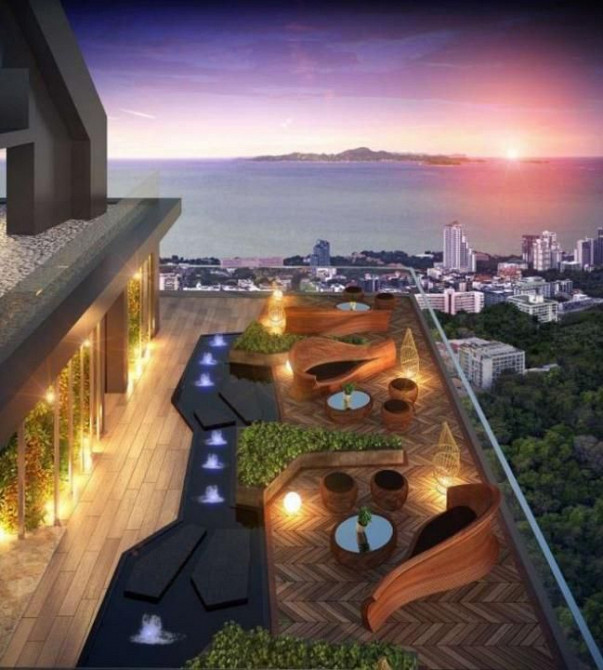 Квартира 2-комнатная 1+1 у моря в Паттайе (Pattaya) Таиланд площадь 29м² 66 этаж в Grand Solaire Pattaya Паттайя (Pattaya) - изображение 16