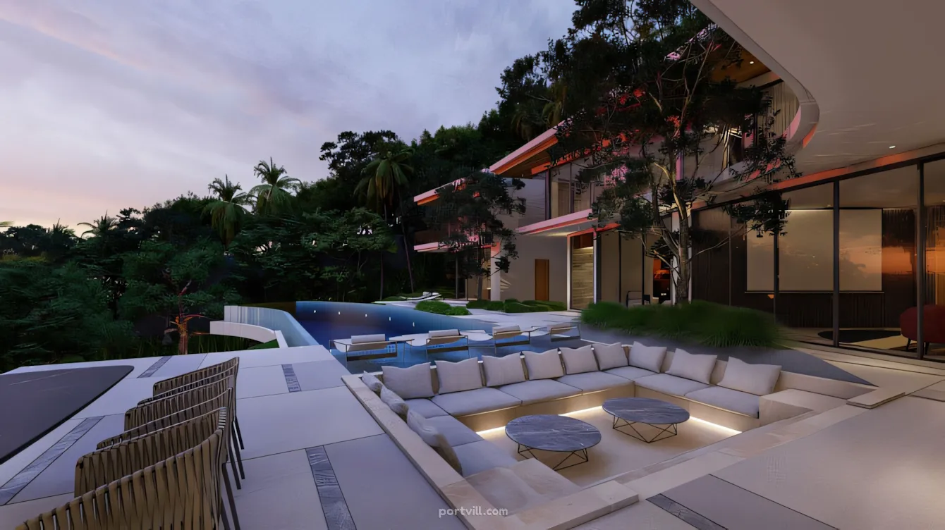 Villa zu verkaufen am Meer in Karon Thailand fläche 1750m² 2 stock Karon - foto 18
