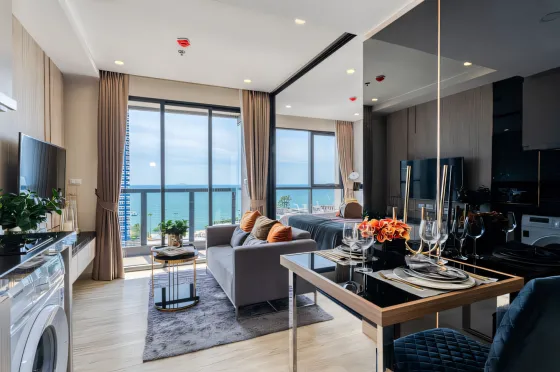 Apartment 2-room for sale 1+1 by the sea in Pratumnak Hill Thailand area 34.84m² 15 floor in Panora Pattaya Pratumnak Hill