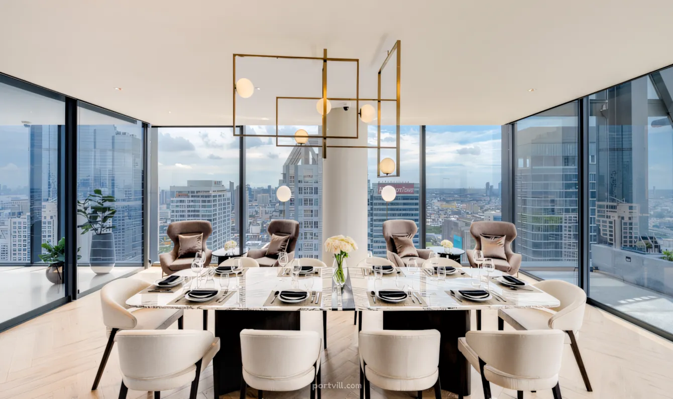 Apartment 3-room for sale 2+1 in Sathon Thailand area 70.57m² 27 floor in Tait Sathorn 12 Sathon - foto 12
