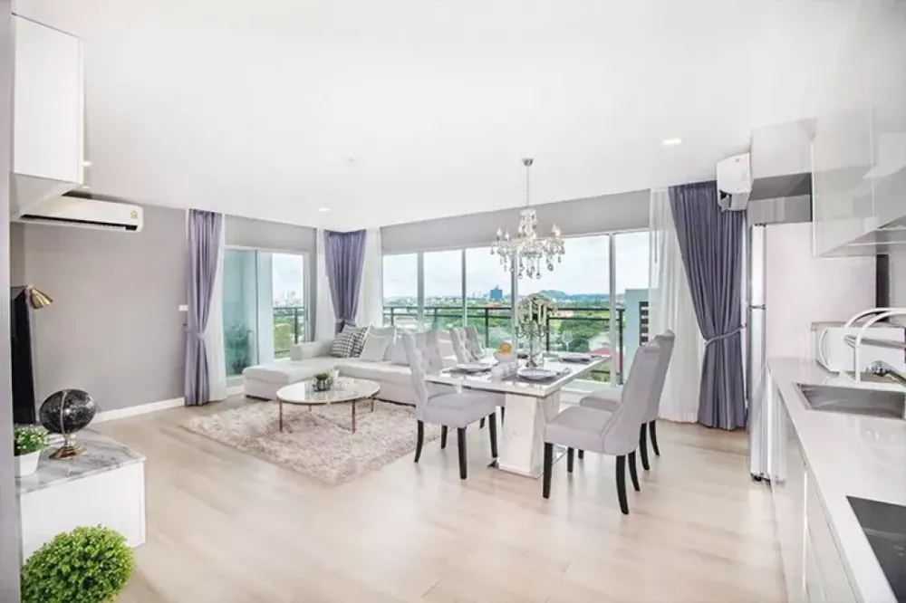Appartement 2-kamer 1+1 in het Centrum van Prachuap Khiri Khan Thailand 40.93m² 6e verdieping in THE 88 Condo Huahin Centrum van Prachuap Khiri Khan - foto 9
