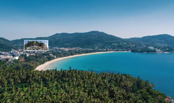 2-Zimmer Wohnung 1+1 am Meer in Kata Thailand 52.6m²  Kata