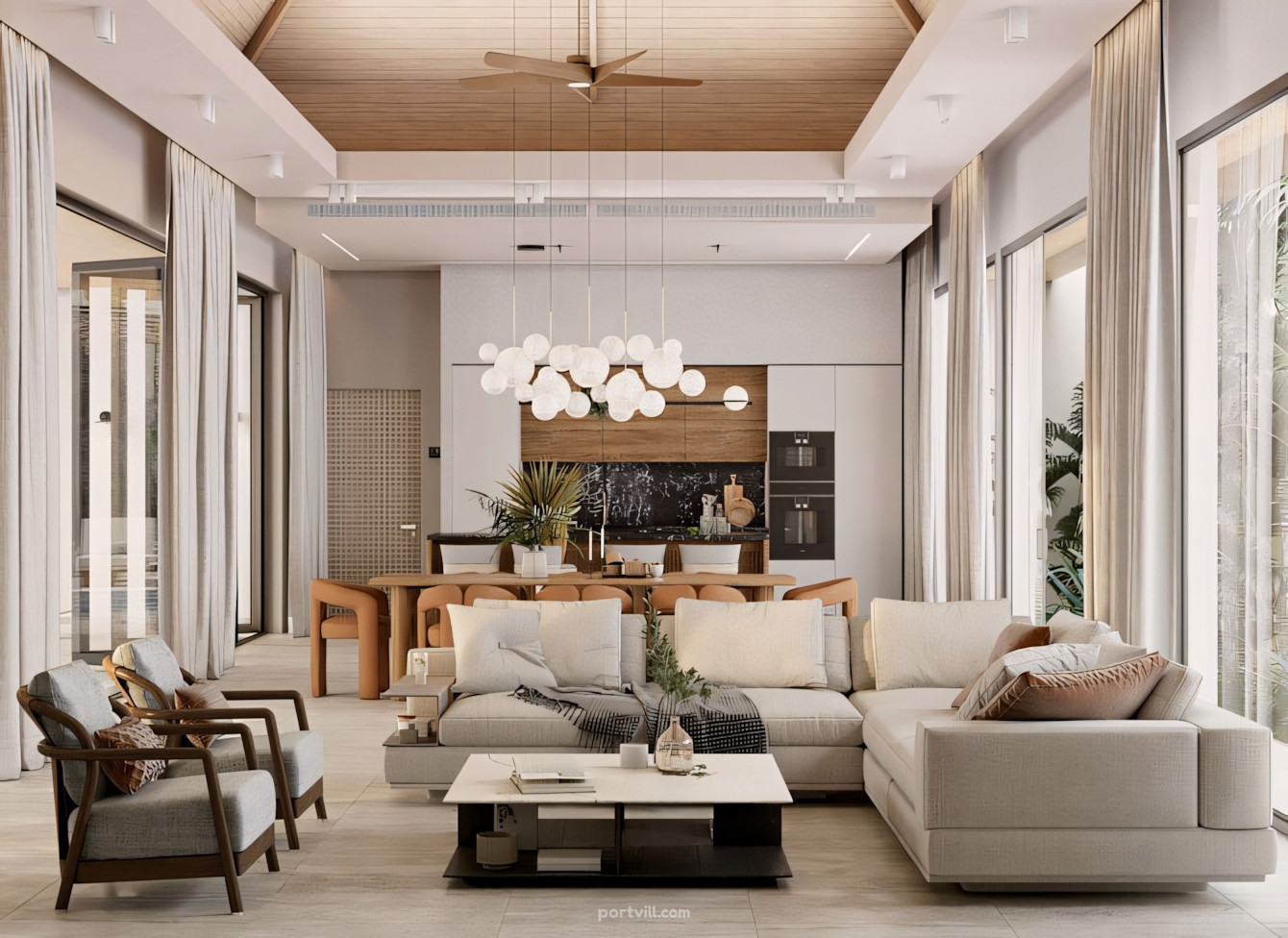 Villa Choeng Thale'de Tayland 404m² alan 1 katlı Choeng Thale - fotoğraf 12