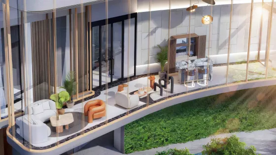 Apartment 1-room for sale 1+0 studio by the sea in Wongamat Thailand area 27m² 12 floor in Wyngham Grand Residences Wongamat