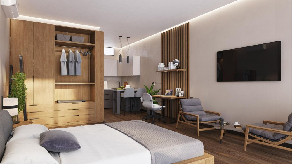 Apartemen 2 kamar untuk dijual 1+1 di tepi laut di Ko Phangan Thailand luas 34.73m² lantai 2 Ko Phangan - foto 14