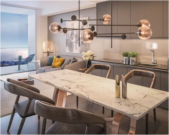 شقة  3 غرف  2+1  في ساثون (Sathorn)  تايلاند  70.57 متر مربع  الطابق 27  - Tait Sathorn 12 ساثون (Sathorn)