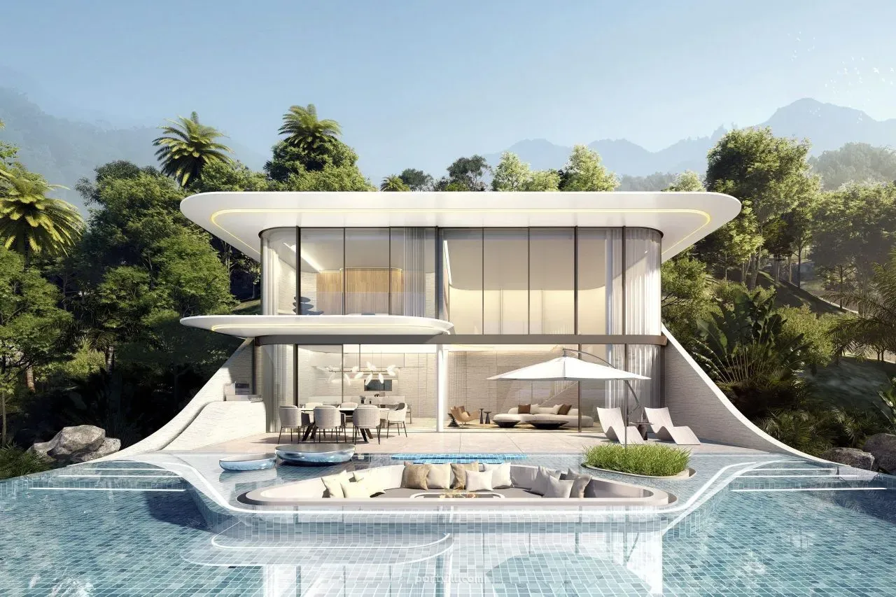 Villa vicino al mare a Kata Thailandia area 514m² 2 piani Kata - foto 1