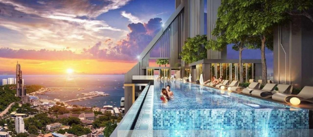 Квартира 2-комнатная 1+1 у моря в Паттайе (Pattaya) Таиланд площадь 29м² 66 этаж в Grand Solaire Pattaya Паттайя (Pattaya) - изображение 3