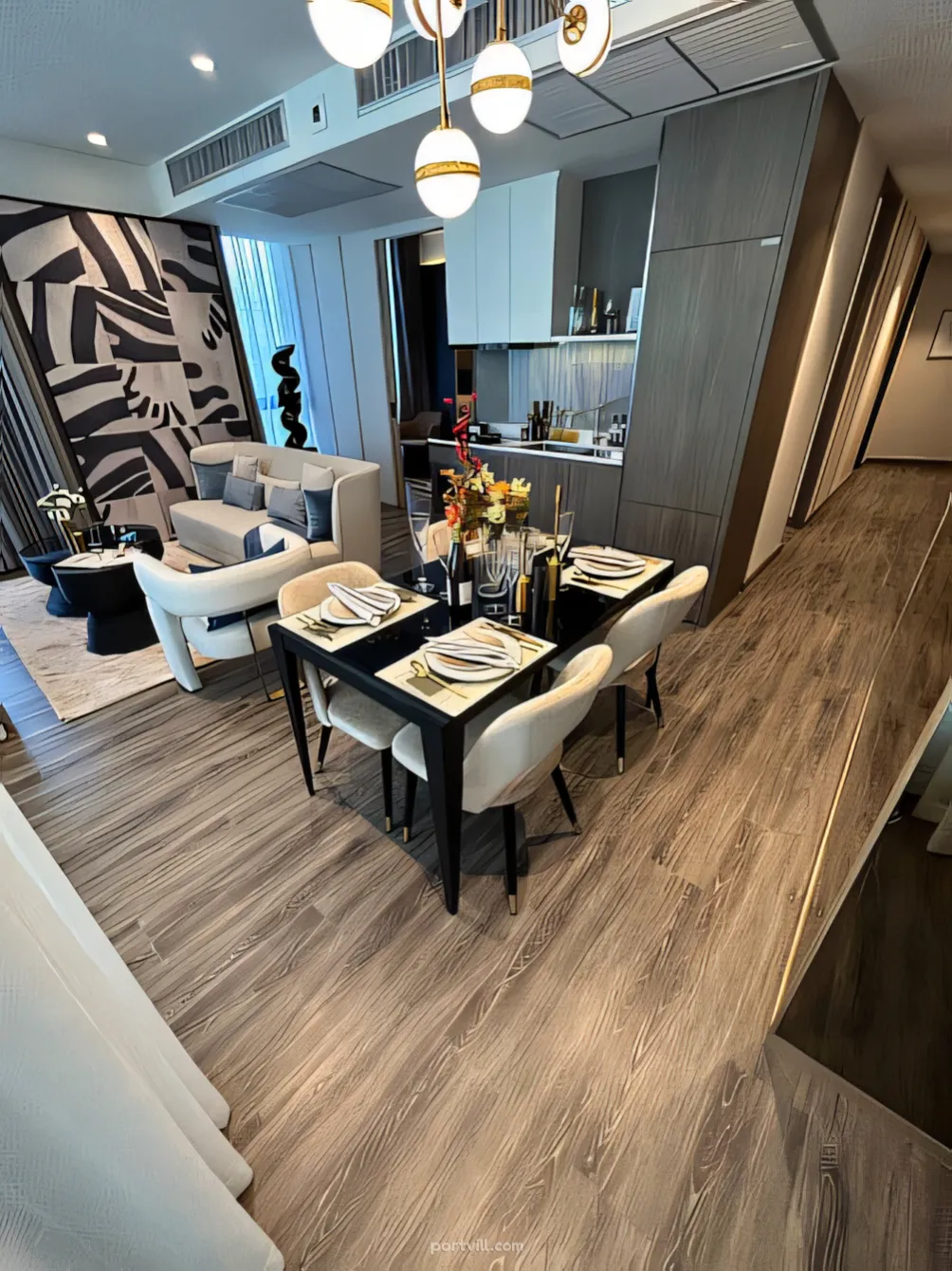 شقة  1 غرف  استوديو 1+0  على البحر  في وونغامات (Wongamat)  تايلاند  27 متر مربع  الطابق 12  - Wyngham Grand Residences وونغامات (Wongamat) - صورة 7