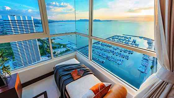 Apartment 3-room for sale 2+1 by the sea in Sattahip Thailand area 158m²  in Ocean Portofino Sattahip