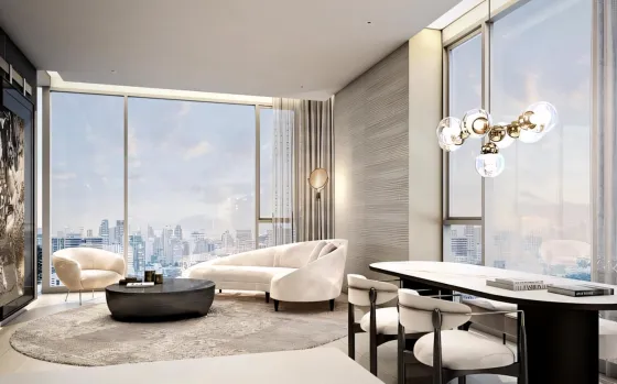 Apartment 3-room for sale 2+1 in Thong Lo & Ekkamai Thailand area 75.78m² 30 floor in The Strand Thonglor Thong Lo & Ekkamai