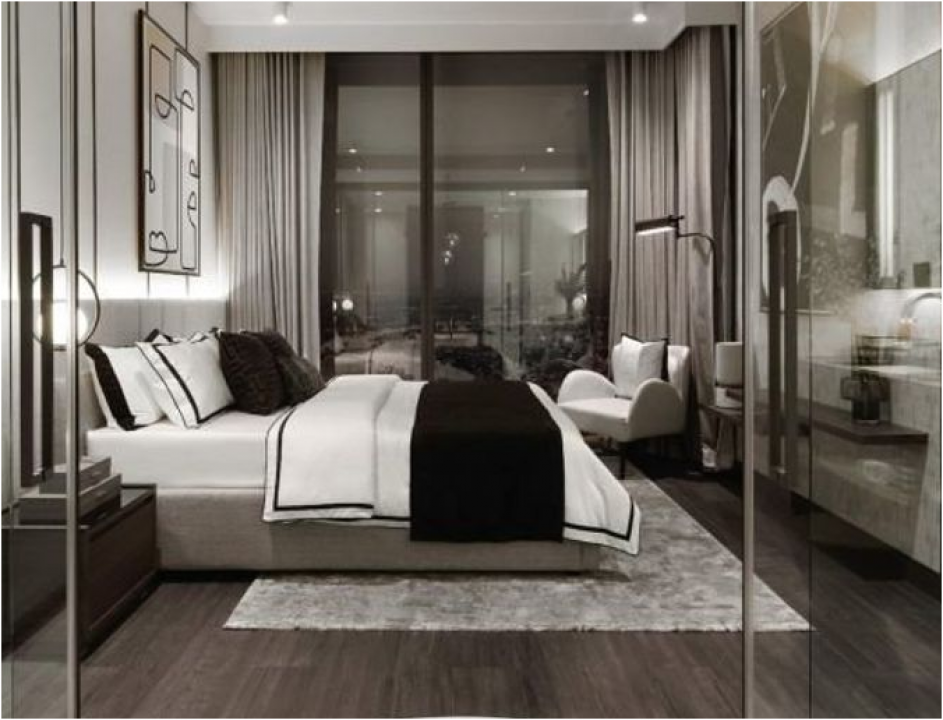 شقة  3 غرف  2+1  في ساثون (Sathorn)  تايلاند  70.57 متر مربع  الطابق 27  - Tait Sathorn 12 ساثون (Sathorn) - صورة 11