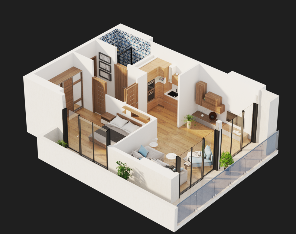 Apartment 2-room 1+1 in Batumi Georgia area 60m² 5 floor in RC White Line Central Batumi - photo 4