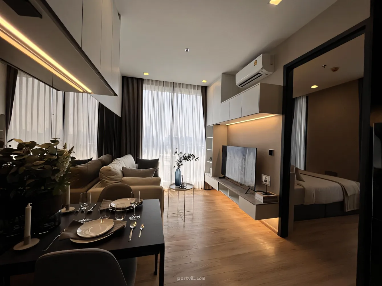 Apartment 2-room for sale 1+1 in Downtown Bangkok Thailand area 34.78m² 25 floor in Noble Around Ari Downtown Bangkok - foto 4