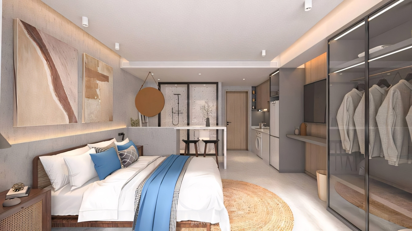 Apartment 1-room for sale 1+0 studio by the sea in Choeng Thale Thailand area 33.66m² 2 floor Choeng Thale - photo 11