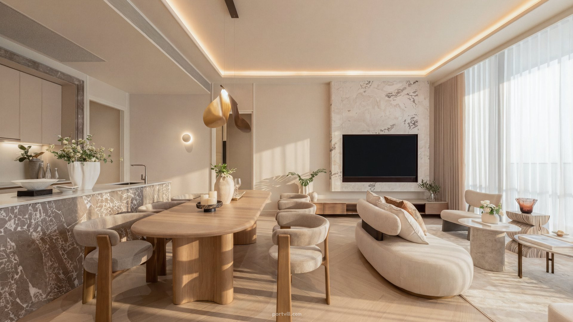 Апартамент 3-стаен в центъра на Банкок (Downtown Bangkok) Тайланд площ 124 м²  в Still Sukhumvit 20 Центърът на Банкок (Downtown Bangkok) - снимка 1