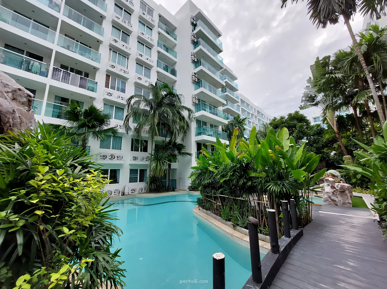 2-Zimmer Wohnung 1+1 am Meer in Jomtien Thailand 35m² 6 Stock in Amazon Residence Jomtien - foto 1