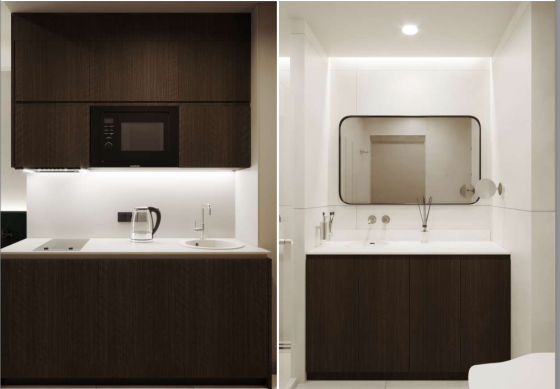 Apartment 1-room 1+0 studio by the sea in Batumi Georgia area 28.8m² 13 floor Batumi