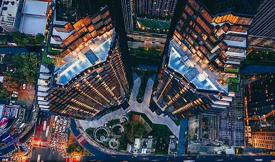 公寓  3室 2+1 在曼谷市中心 (Downtown Bangkok) 泰国 59平米 45层 - Ashton Rama 9 曼谷市中心 (Downtown Bangkok)
