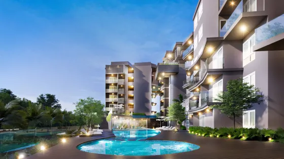 Διαμέρισμα  4 δωμάτια  3+1  στο Πουκέτ Τάουν (Phuket Town)  Ταϊλάνδη  79 τ.μ.  5ος όροφος  Πουκέτ Τάουν (Phuket Town)