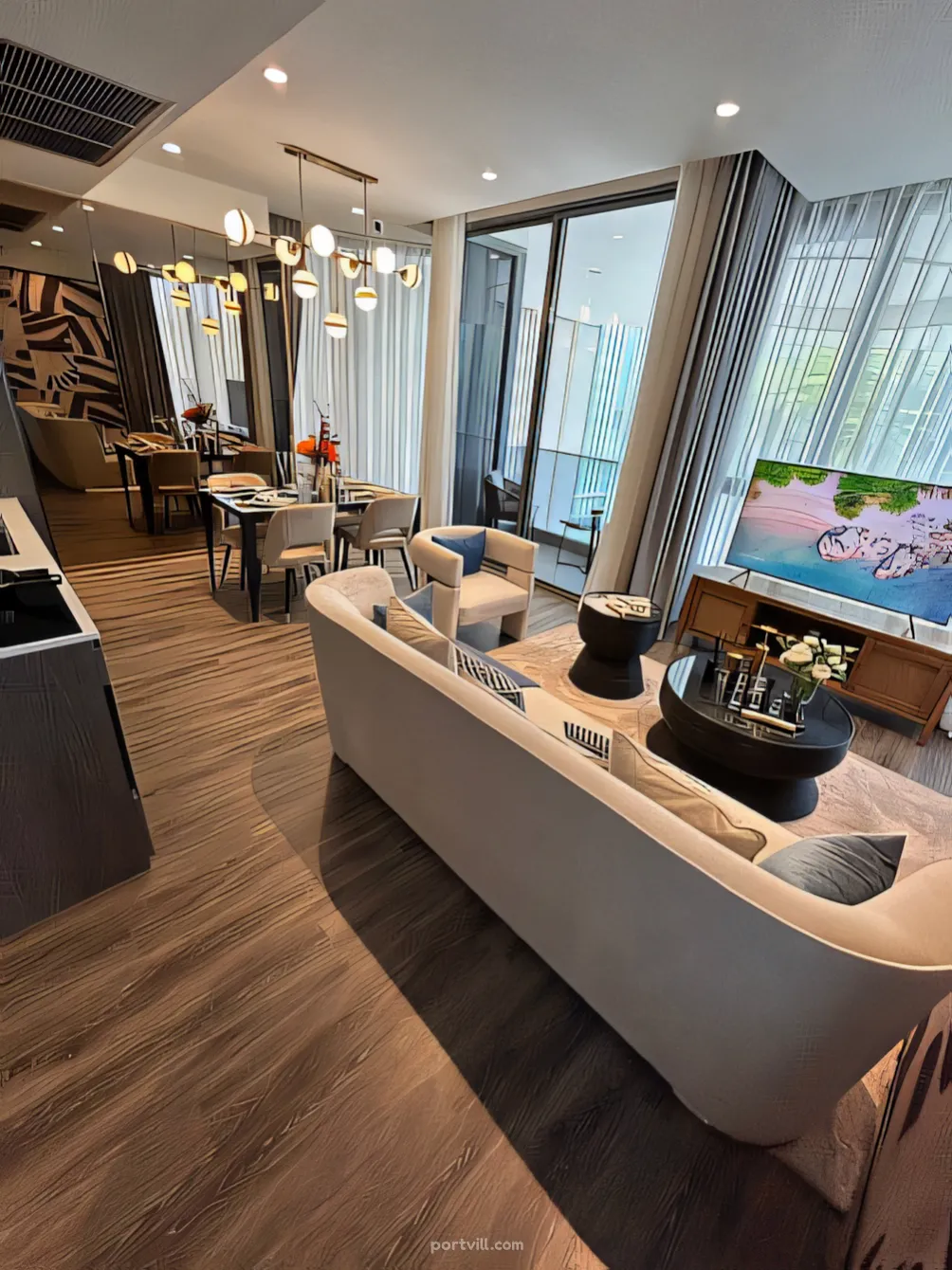 شقة  1 غرف  استوديو 1+0  على البحر  في وونغامات (Wongamat)  تايلاند  27 متر مربع  الطابق 12  - Wyngham Grand Residences وونغامات (Wongamat) - صورة 11