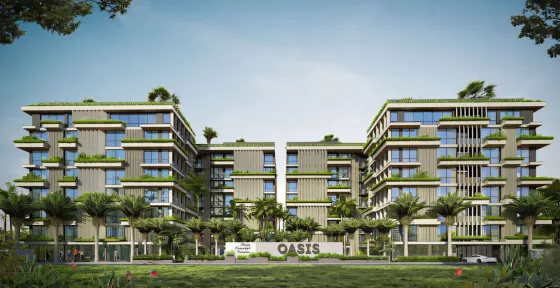 Apartment 2-room for sale 1+1 by the sea in Pattaya Thailand area 47.38m² in Oasis Pattaya
